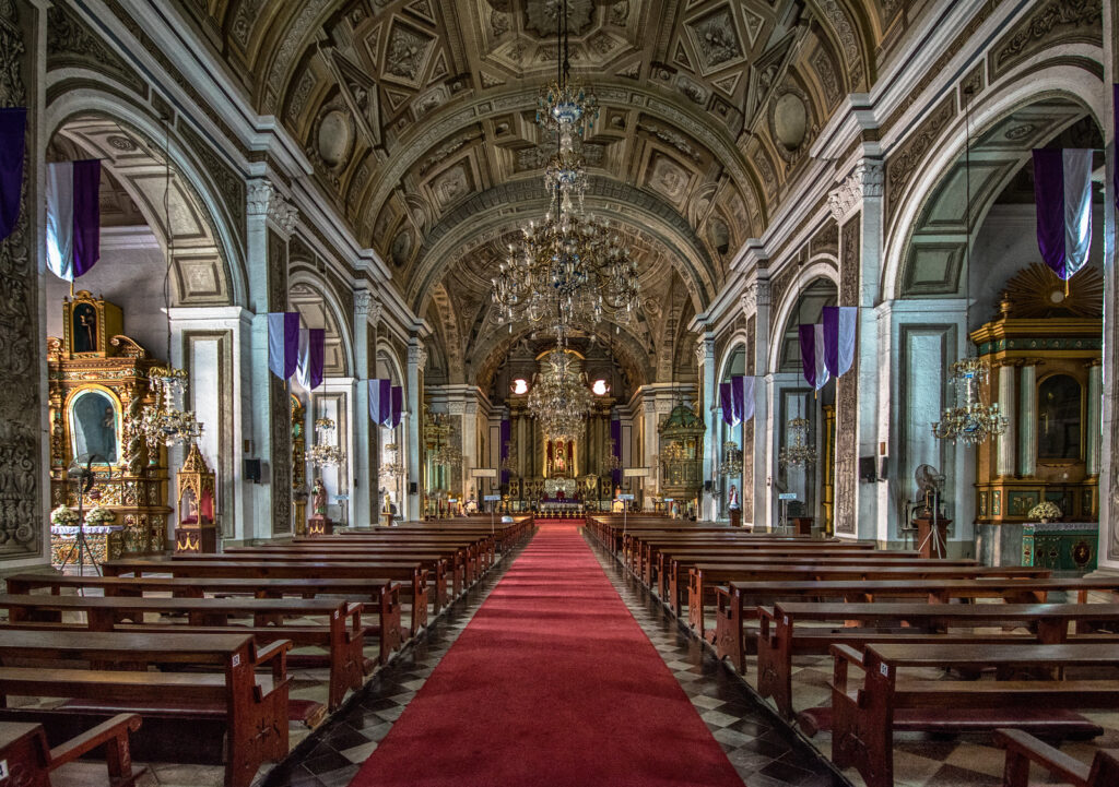 San Agustin Church was one of four Philippine churches